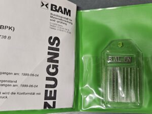 6 Al EN 50 mm huzalsoros etalon (IQI)