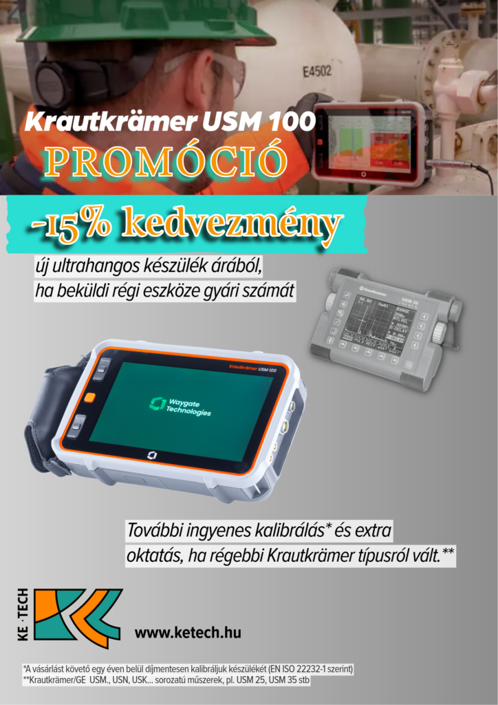 Krautkrämer USM 100 készülékcsere akció